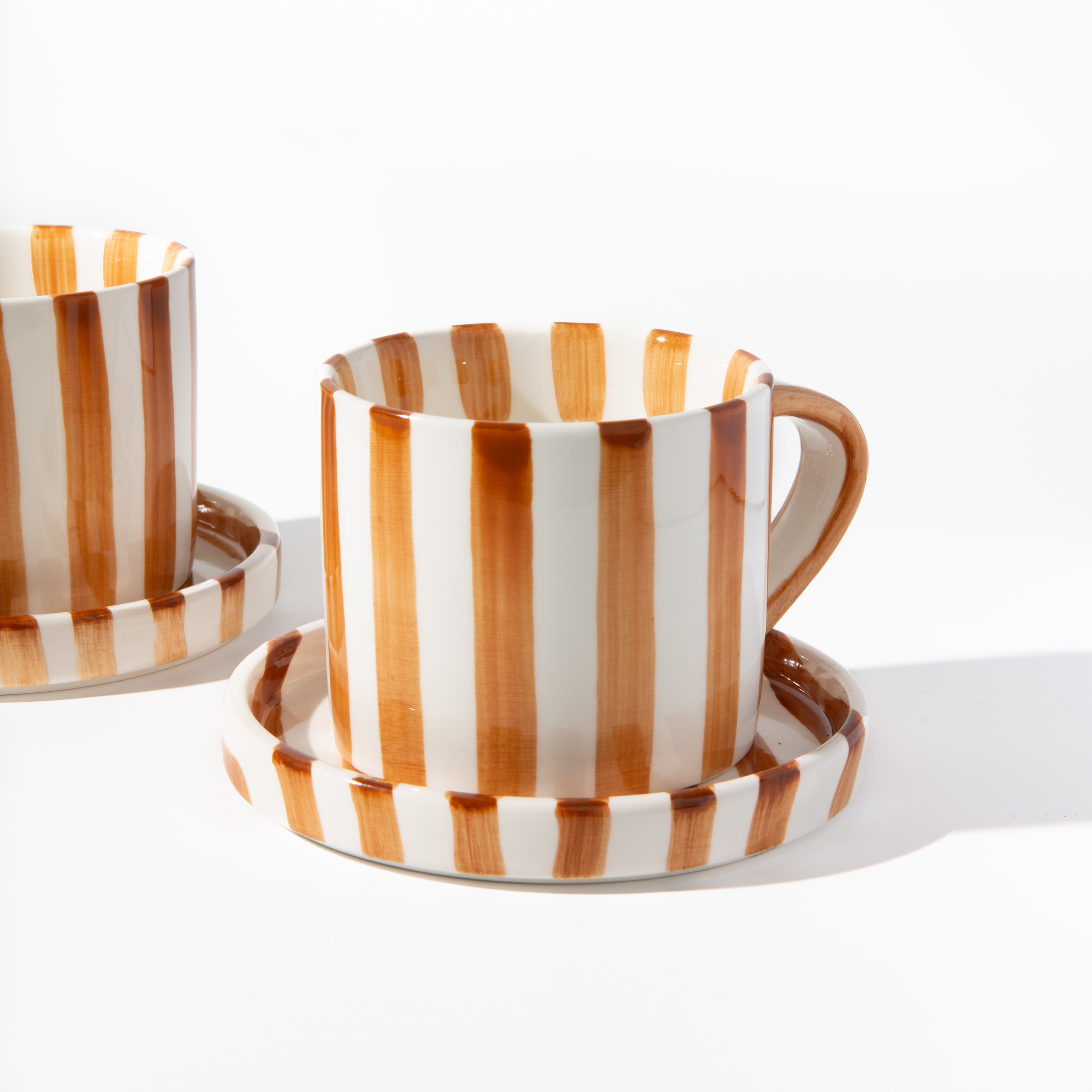 STRIPED CUP + SAUCER
