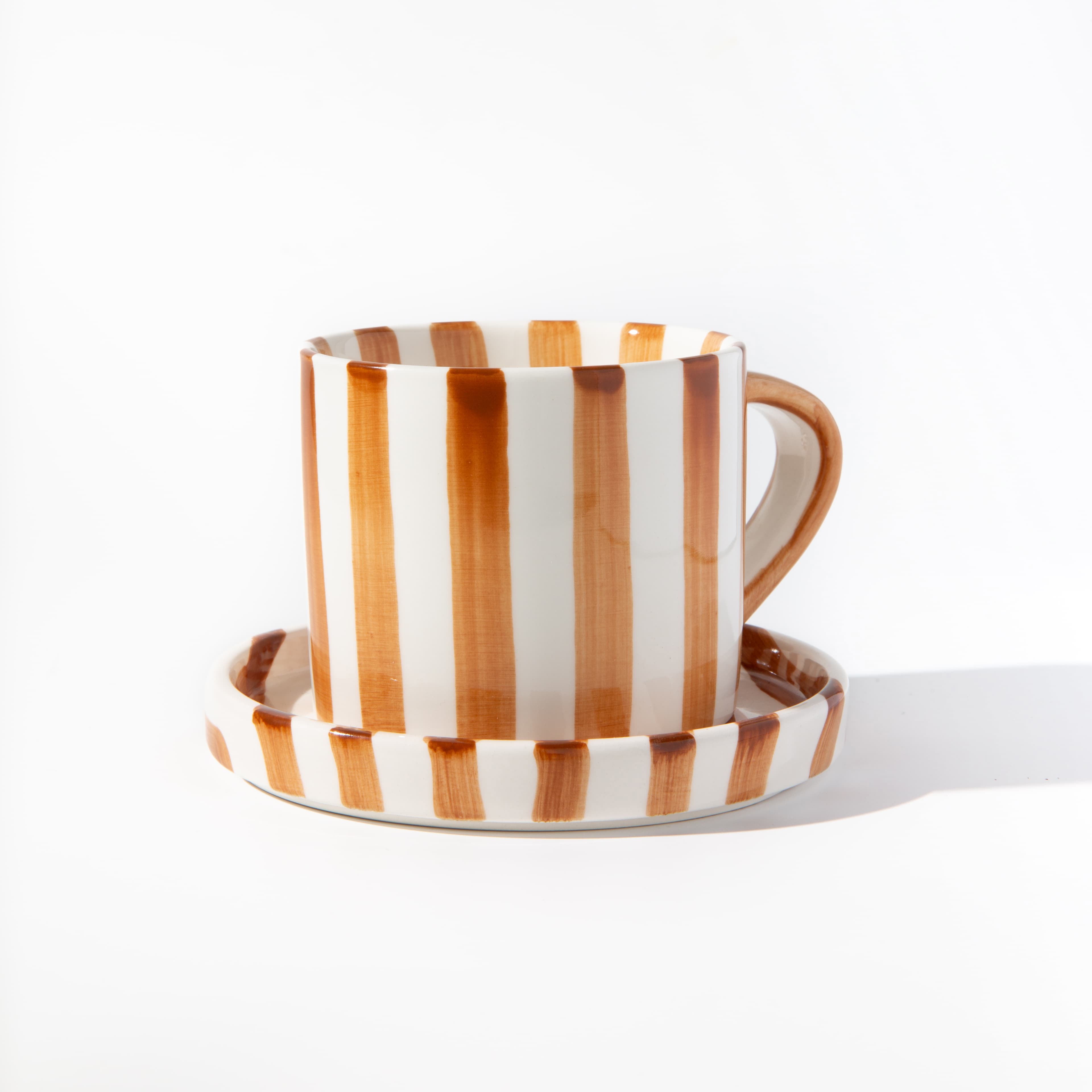 STRIPED CUP + SAUCER