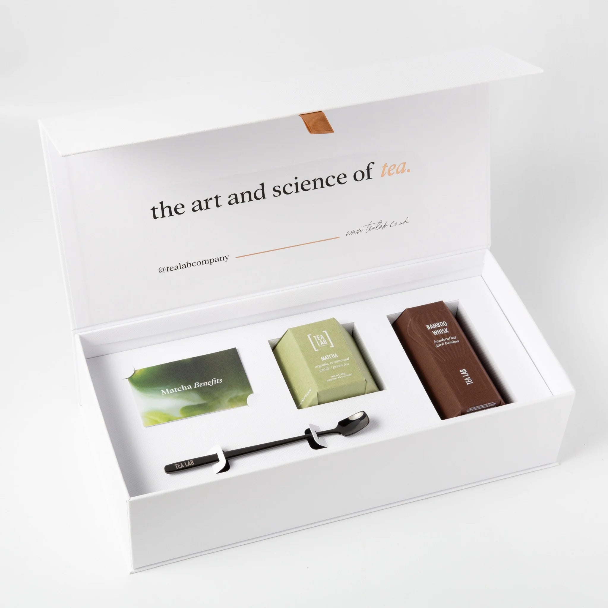 Tea Lab Organic Matcha Gift Box with Whisk and Scoop