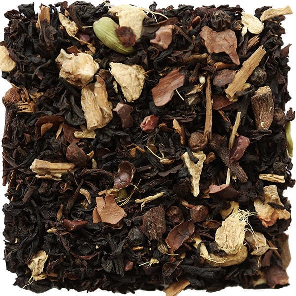 Chocolate Chai Black Tea Loose Leaf With Cacao Husks, Ginger And Cardamom