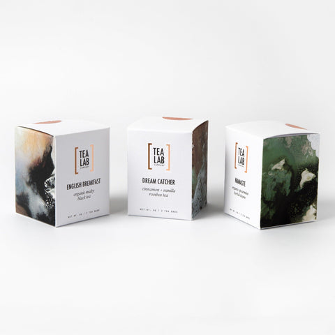 Tea bag gift box for hotel room amenities